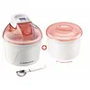 Image de Sorbetiere Lagrange Double Cuve (2 x 1.5L) Rose Orange