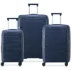 Image de Delsey Securitech von Paris - Gepäckset Dune - 3 -Stück - Handgepäck 48L + Rampand 94L und 133L - Bl, Valise, Bleu