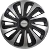 Image de Michelin, Enjoliveurs, 9122, 38.1 cm (15"), Acrylonitrile butadiene styrene (ABS), Black, Silver, Any brand, Windo (4 pcs, 15")
