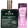 Image de Nuxe, Set cadeau beauté, Coffret Huile Prodigieuse Néroli Huile sèche + Shampooing (Set soin du corps)