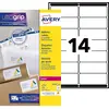 Image de Avery, Étiquettes, Étiquettes d'adresse L7163-250 Blanc A4 3500 étiquettes