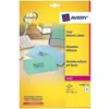Image de Avery Dennison, Étiquettes, Etiquette d'adresse, 99,1 x 38,1 mm, transparent