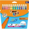 Image de Bic Kids, Écriture + dessin, Crayons fibre (12x)