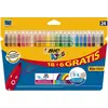 Image de Bic, Écriture + dessin, Kids Kid Couleur, 18 + 6ST gratuit (24x)