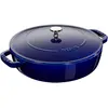 Image de Staub Rôtissoire avec structure de chute Chistera, Poêle + casserole, Bleu