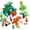 Image de Ecoiffier Abrick Bricks Le pays des dinosaures 87 éléments.