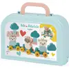 Image de Abrick Chemin de fer des animaux Ours avec briques dans une valise, 28 pcs.