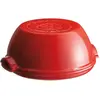 Image de Emile Henry EH345507 Panetière, Ronde, Grand Cru, 295 mm de diamètre, Moule à gâteau, Rouge