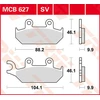 Image de TRW Lucas MCB627 Remblokken