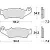 Image de TRW, Plaquettes de frein, (Metal fritte)