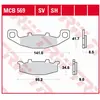Image de TRW, Plaquettes de frein, (Metal fritte)