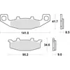 Image de TRW, Plaquettes de frein, (Metal fritte)