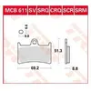 Image de TRW, Plaquettes de frein, (Metal fritte)