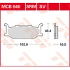 Image de TRW Lucas MCB640SV gesinterde remblokken