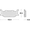 Image de TRW, Plaquettes de frein, (Metal fritte)