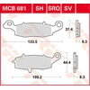 Image de TRW Lucas MCB681 Remblokken