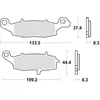 Image de TRW, Plaquettes de frein, (Metal fritte)