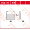 Image de TRW Lucas MCB531SH gesinterde remblokken