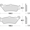 Image de TRW, Plaquettes de frein, (Metal fritte)