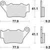 Image de TRW, Plaquettes de frein, (Metal fritte)