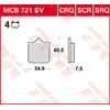 Image de TRW Lucas MCB721SV gesinterde remblokken