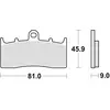 Image de TRW, Plaquettes de frein, (Metal fritte)