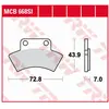 Image de TRW, Plaquettes de frein, (Metal fritte)