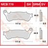 Image de TRW Lucas MCB776SH gesinterde remblokken