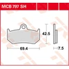Image de TRW Lucas MCB797SH gesinterde remblokken