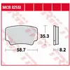 Image de TRW, Plaquettes de frein, (Metal fritte)