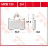 Image de TRW Lucas MCB729 Remblokken