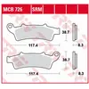 Image de TRW, Plaquettes de frein, (Metal fritte)