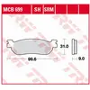 Image de TRW, Plaquettes de frein, (Metal fritte)