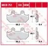 Image de TRW, Plaquettes de frein, (Metal fritte)