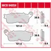 Image de TRW, Plaquettes de frein, (Metal fritte)