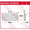 Image de TRW, Plaquettes de frein, (Metal fritte)