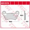 Image de TRW, Plaquettes de frein, (Metal fritte)