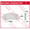 Image de TRW, Plaquettes de frein, (Metal fritte)