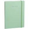 Image de Agenda scolaire semainier Quo Vadis Plan Note Collection Pastel Année 2025-2026 septembre à décembre 15 x 21 cm Vert