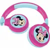 Image de Lexibook Casque Minnie pour enfants, 2 en 1 Bluetooth et connexion filaire, pliable, limitation de volume
