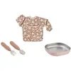 Image de Beaba, Vaisselle + couverts pour enfants, Mahlzeiten-Set Premiers Savannah bloom