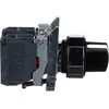 Image de Schneider Electric Sélecteur 22mm, Bouton + interrupteur, Noir