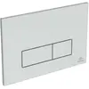 Image de Ideal Standard, Plaque de déclenchement, IDS Plaque de déclenchement pneumatique P2 OLEAS chrome mat