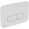 Image de Ideal Standard, Plaque de déclenchement, Plaque de déclenchement IDS M3 OLEAS déclenchement mécanique blanc