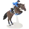 Image de Papo Cheval de saut d'obstacles et cavalière