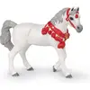 Image de Papo Cheval arabe blanc en uniforme de parade