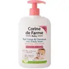 Image de Corine de Farme, Soin corporel bébé, Gel Lavant Extra-doux Corps et Cheveux à l'extrait de fleur d'amandier hydratant
