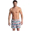 Image de Arena, Hommes, Short de bain, M Beach Boxer Allover, Blanc, Turquoise, Multicolore, (L)