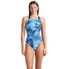 Image de Arena Maillot De Bain Blue Flowers V Back