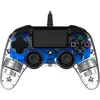 Image de Manette filaire Nacon Lumineuse Bleue pour PS4